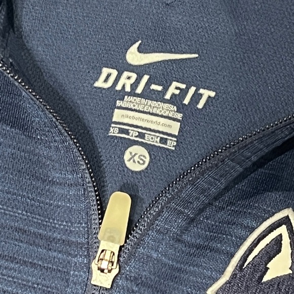 UCONN Conneticut Huskies Nike Dri-FIT Navy Full-Zip Jacket NCAA Basketball - Picture 6 of 6